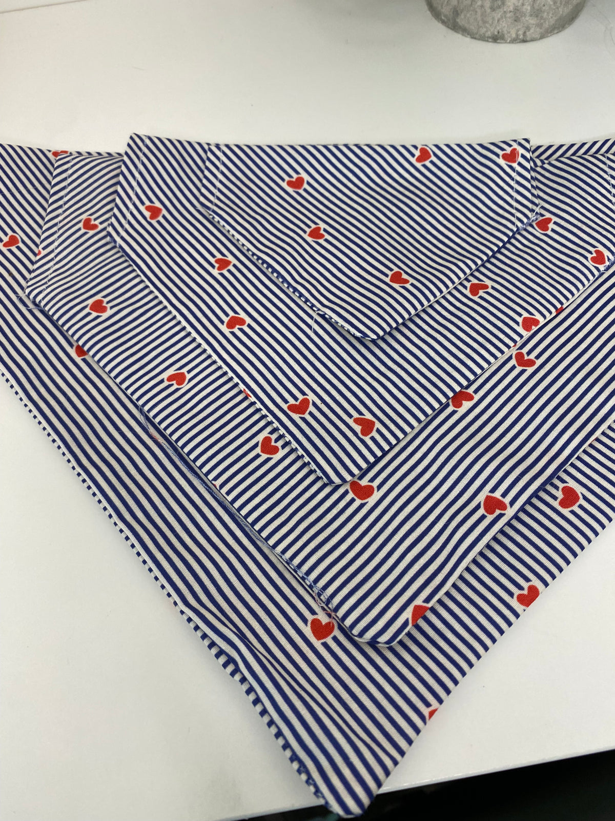 Bandeau assorti – Matchy Matchy humain & chien ou chat rayures cœurs