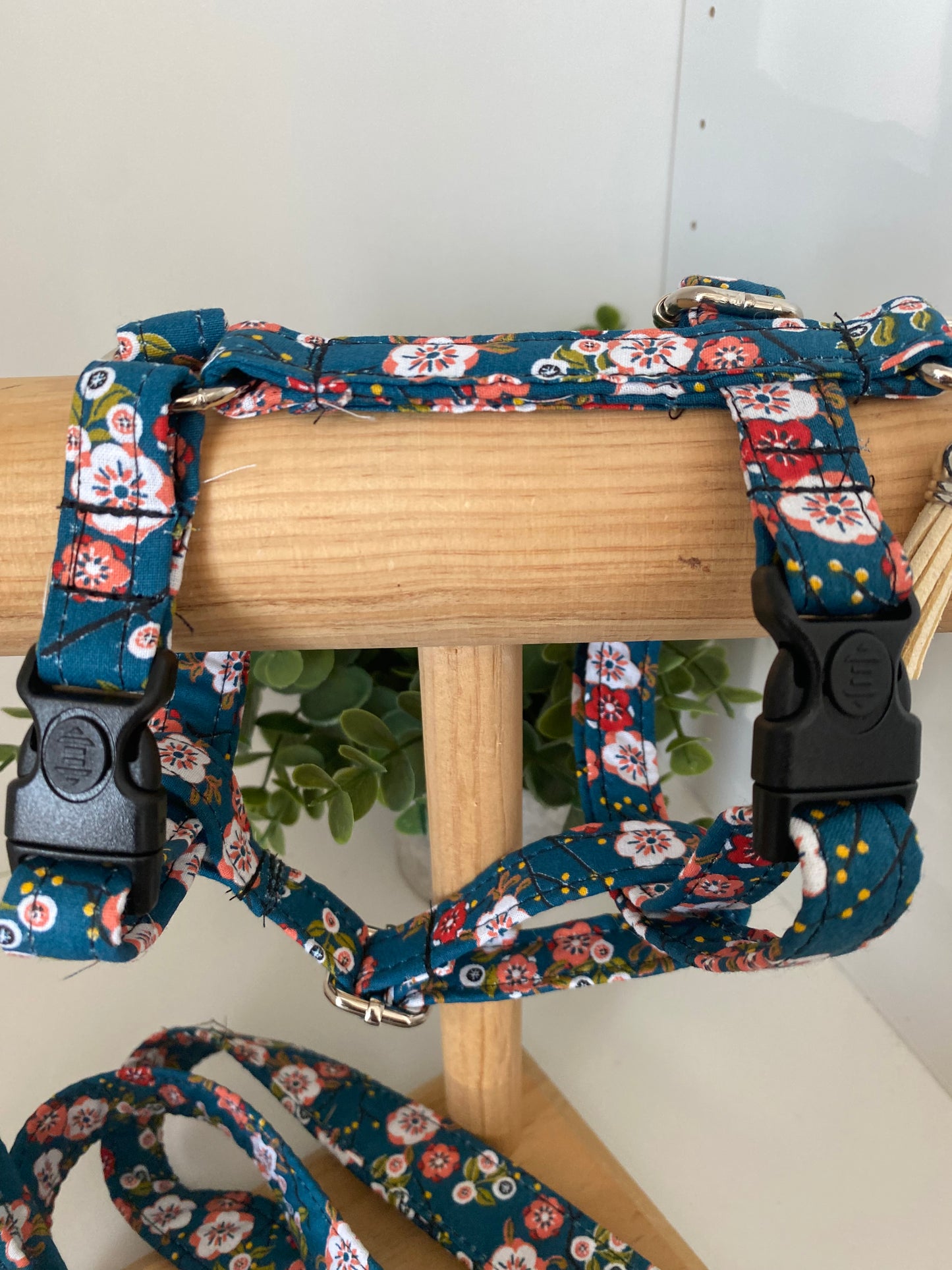 Harnais H 2 clips pour chat ou petits chiens raven