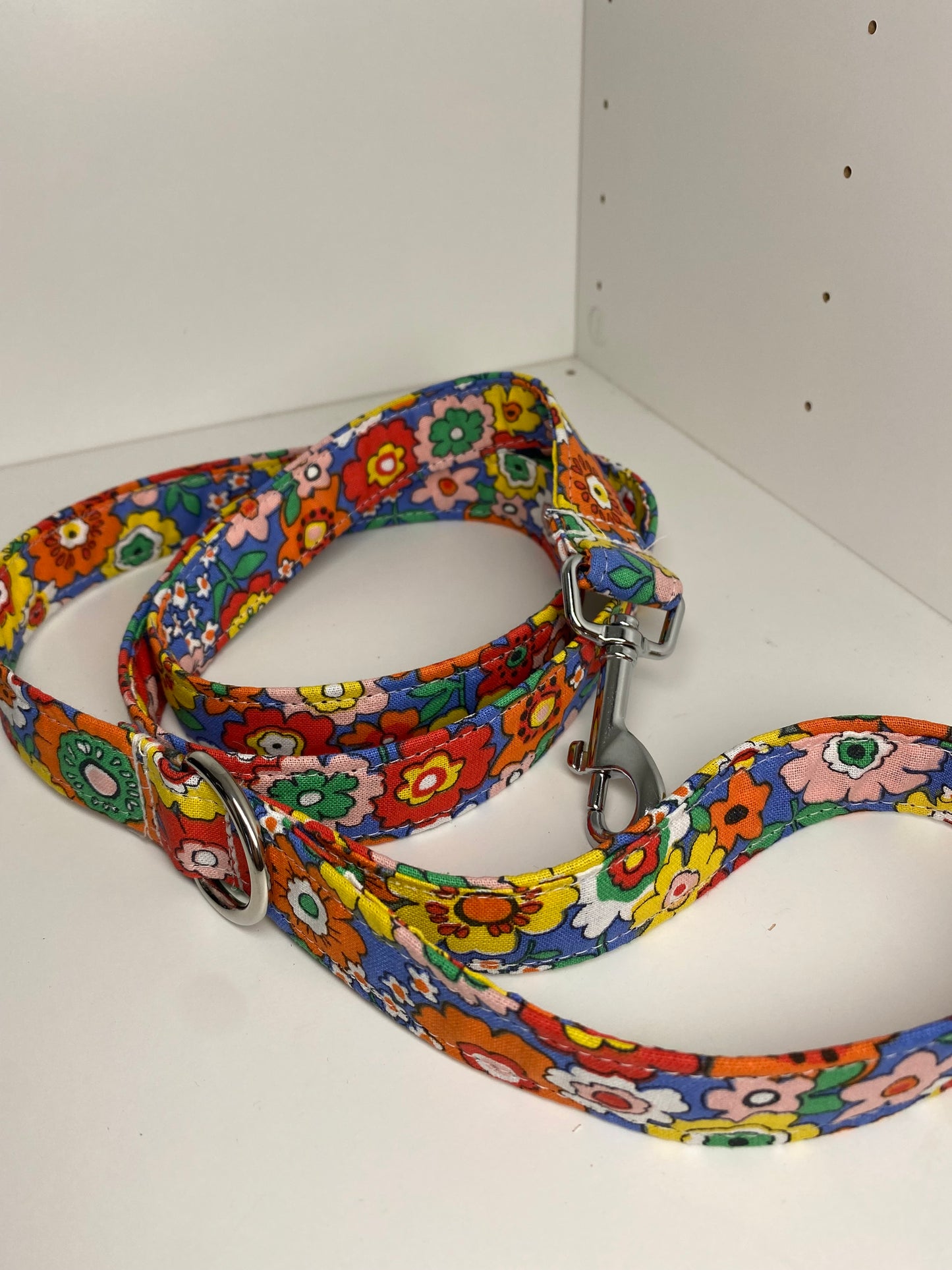 Collier en tissu et sangle pour chien – Réglable et personnalisable collection vintage