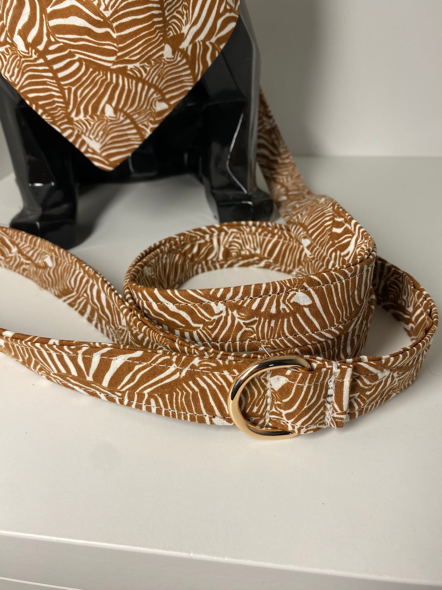 Laisse pour chien en tissu collection zebre