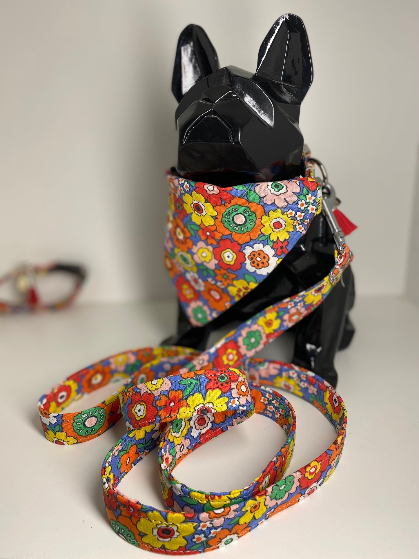Laisse pour chien en tissu collection vintage