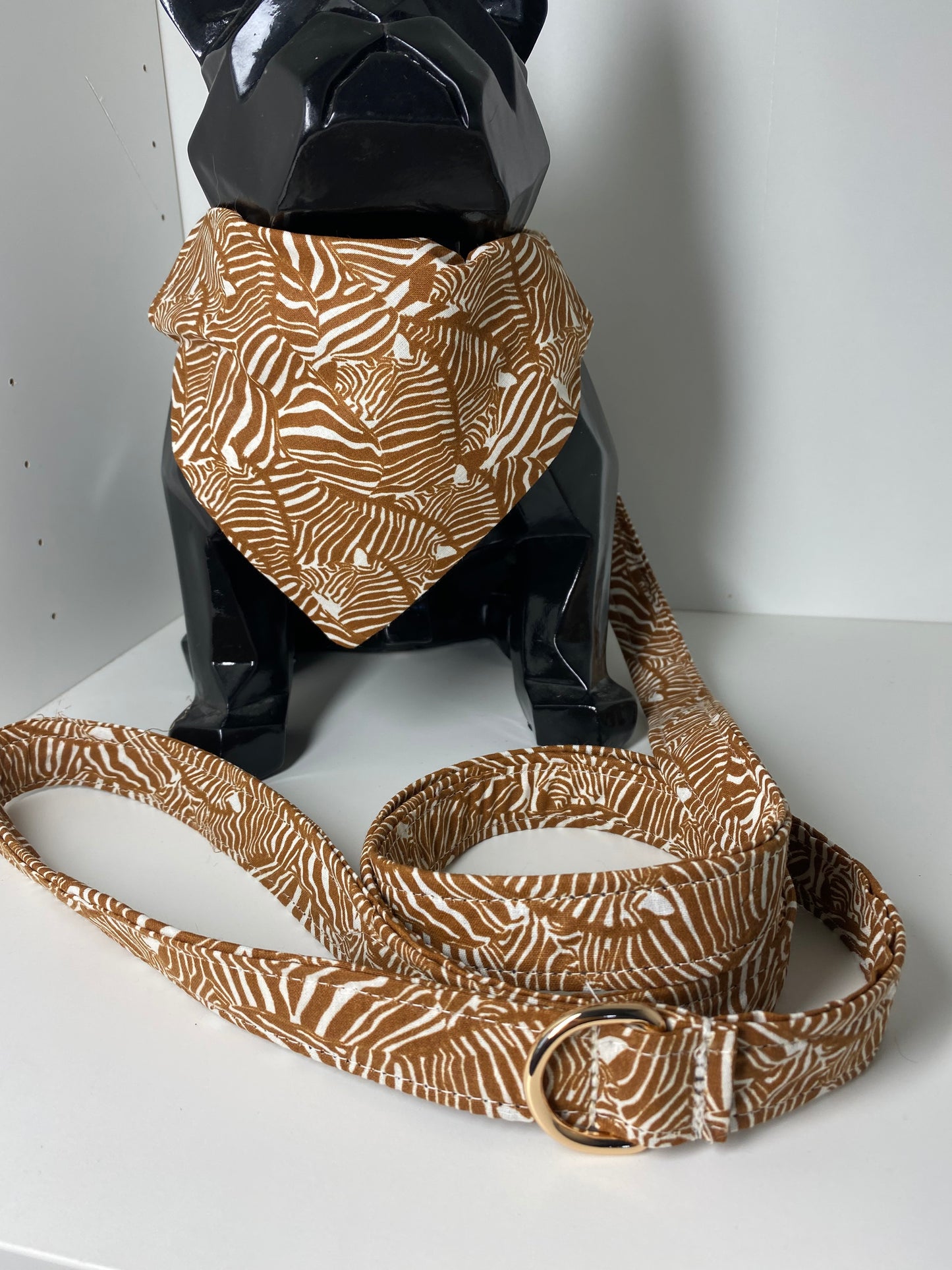 Laisse pour chien en tissu collection zebre