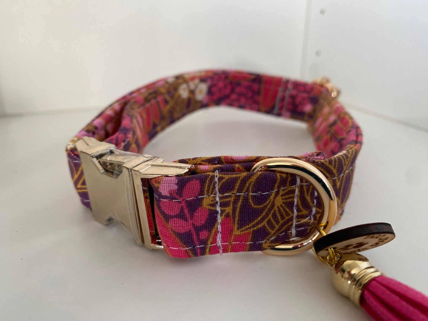 Collier en tissu et sangle pour chien – Réglable et personnalisable collection lili