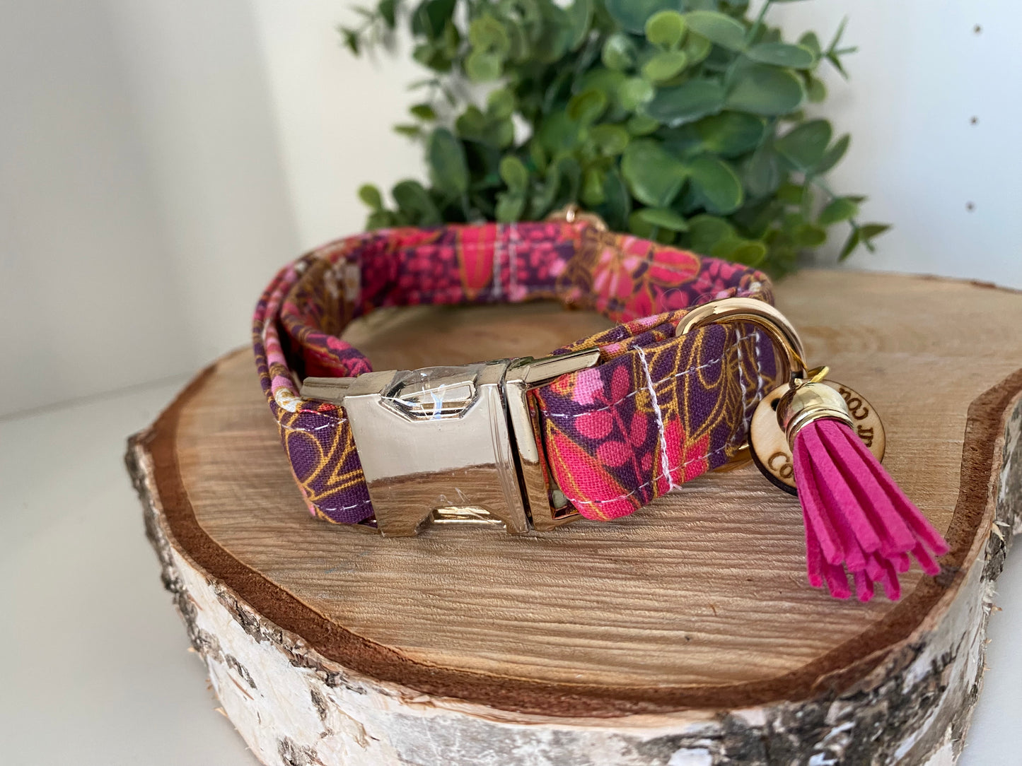 Collier en tissu et sangle pour chien – Réglable et personnalisable collection lili