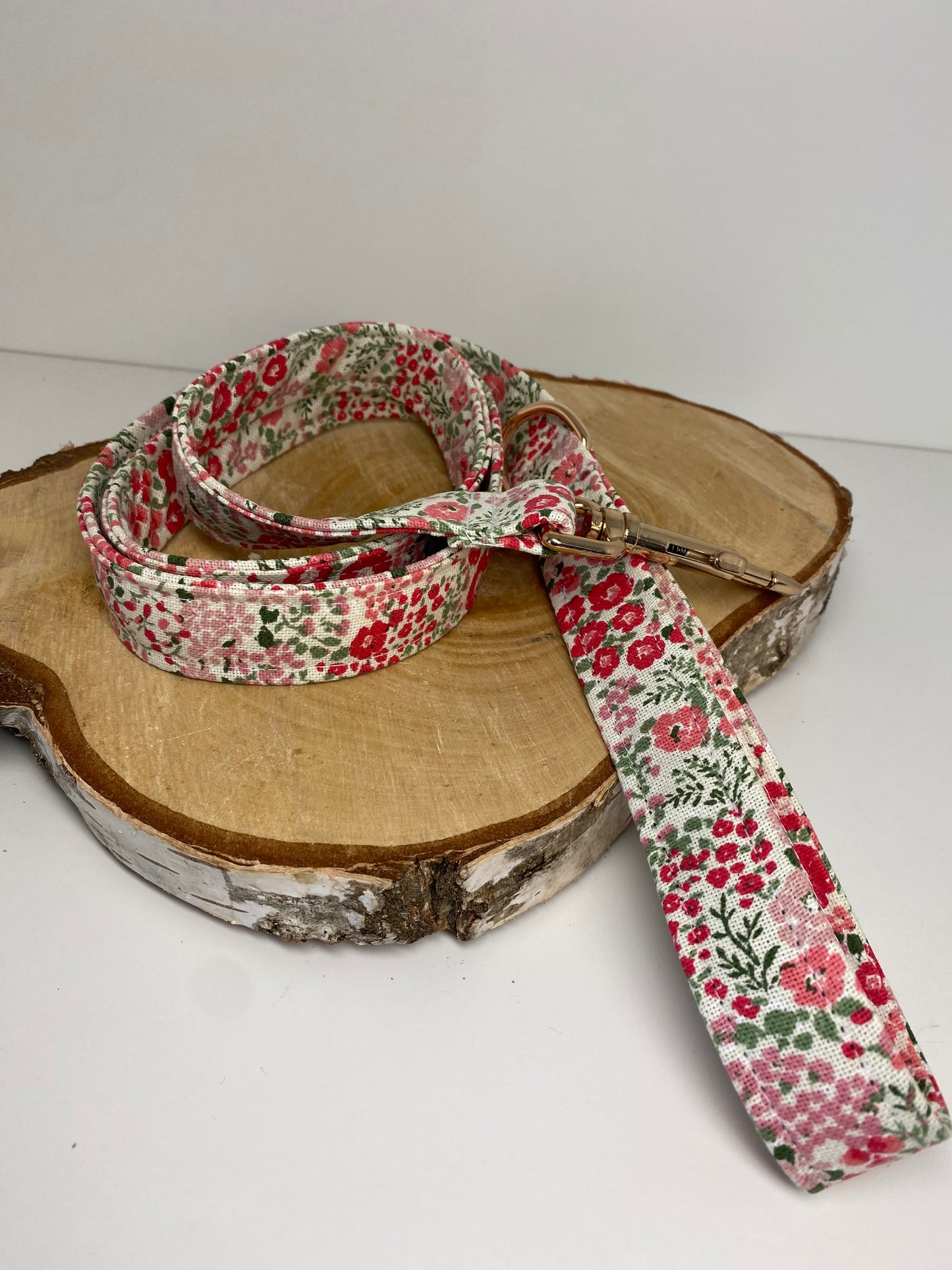 Laisse pour chien en tissu collection violette