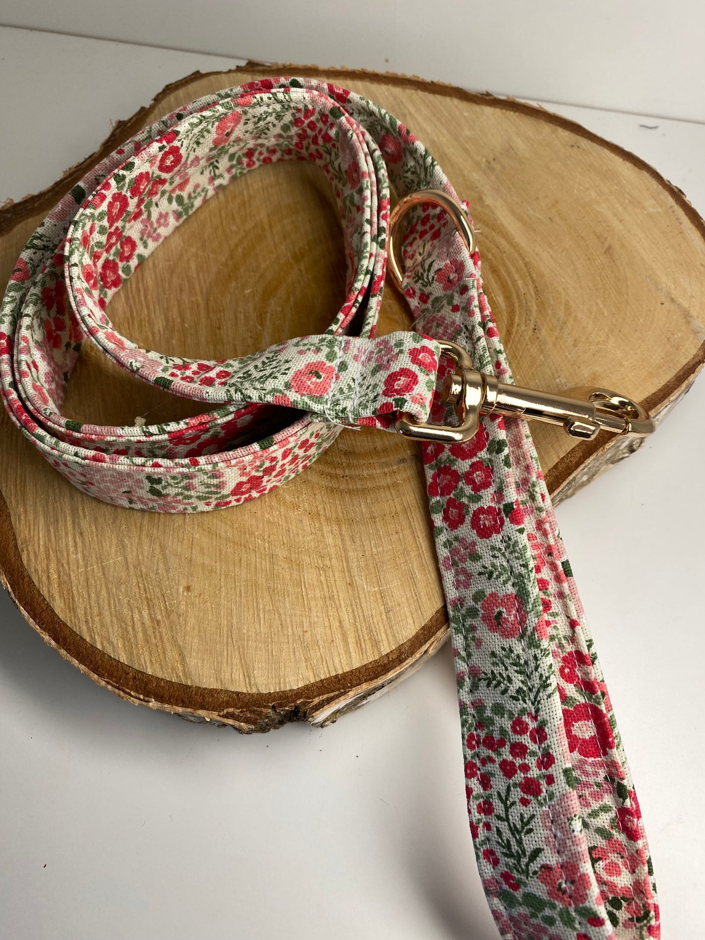 Laisse pour chien en tissu collection violette