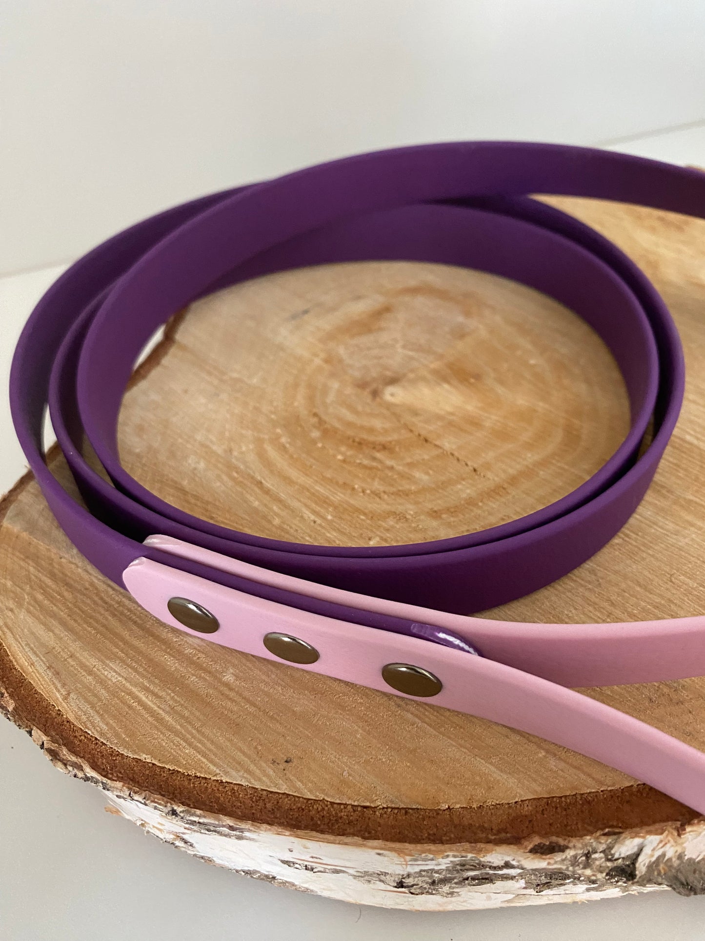 Harnais en H ajustable et imperméable pour chien - violet parme