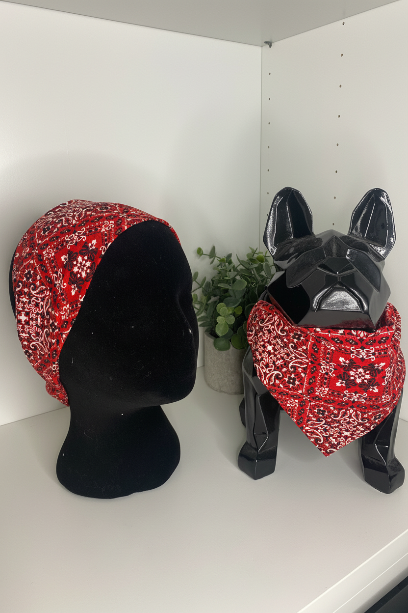 Bandeau assorti – Matchy Matchy humain & chien ou chat bandana
