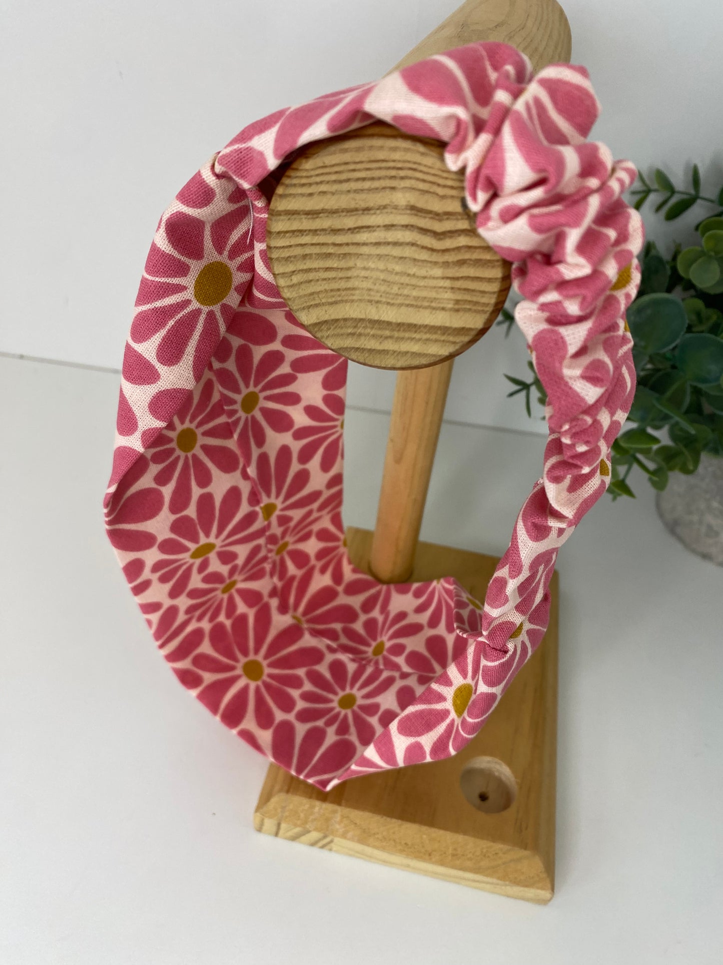 Bandeau assorti – Matchy Matchy humain & chien ou chat marguerites roses