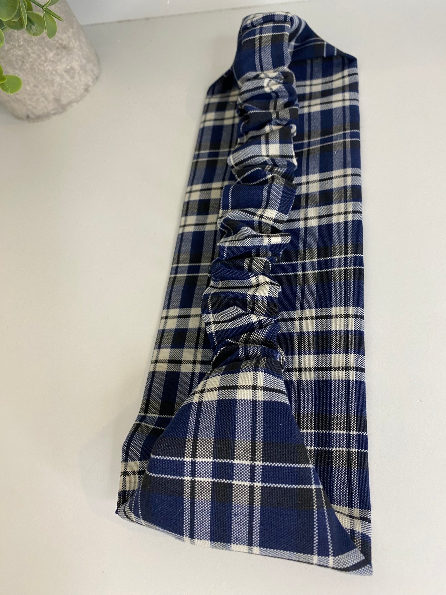 Bandeau assorti – Matchy Matchy humain & chien ou chat ecossais bleu