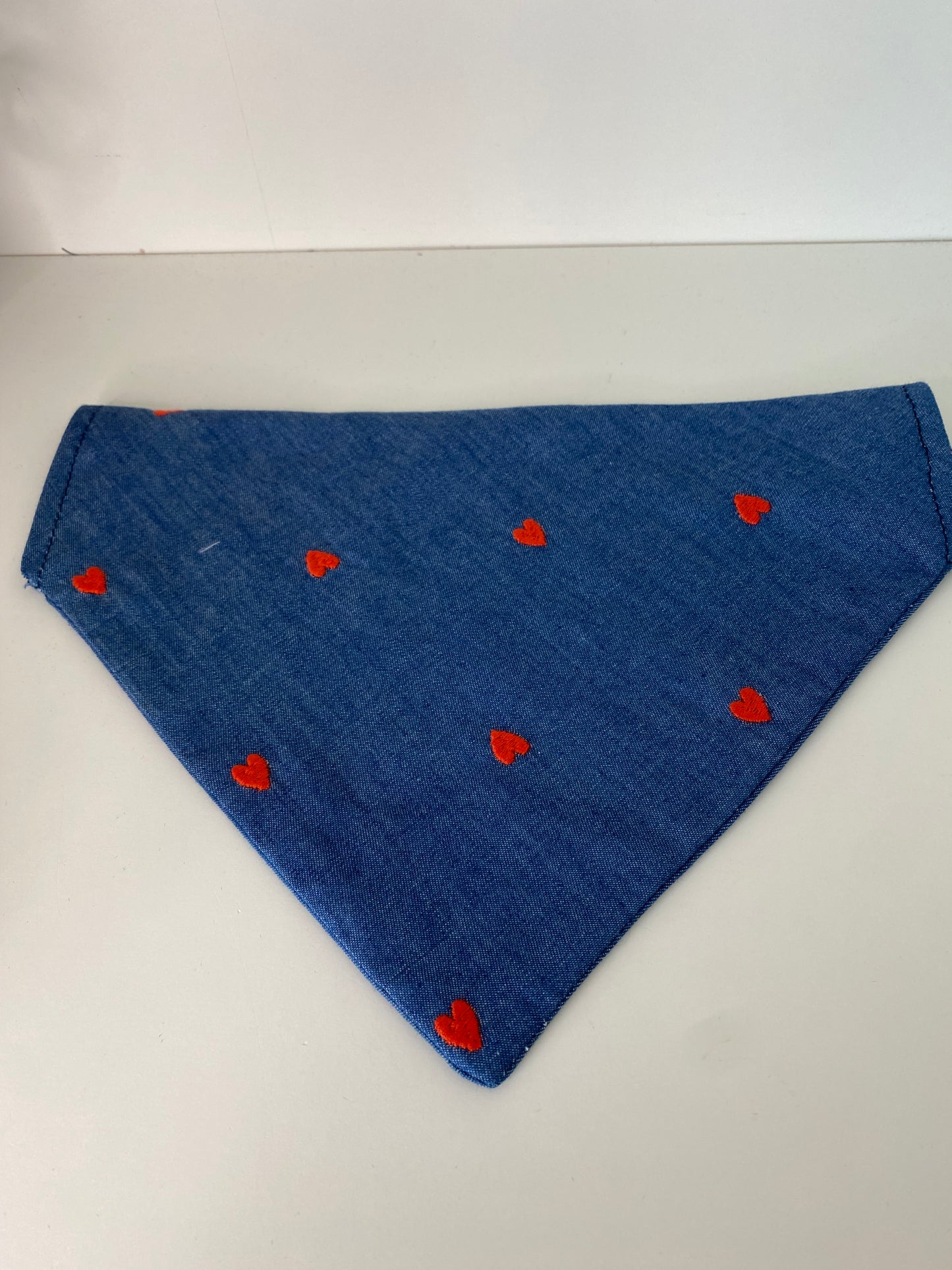 Bandeau assorti – Matchy Matchy humain & chien ou chat jean coeur rouge