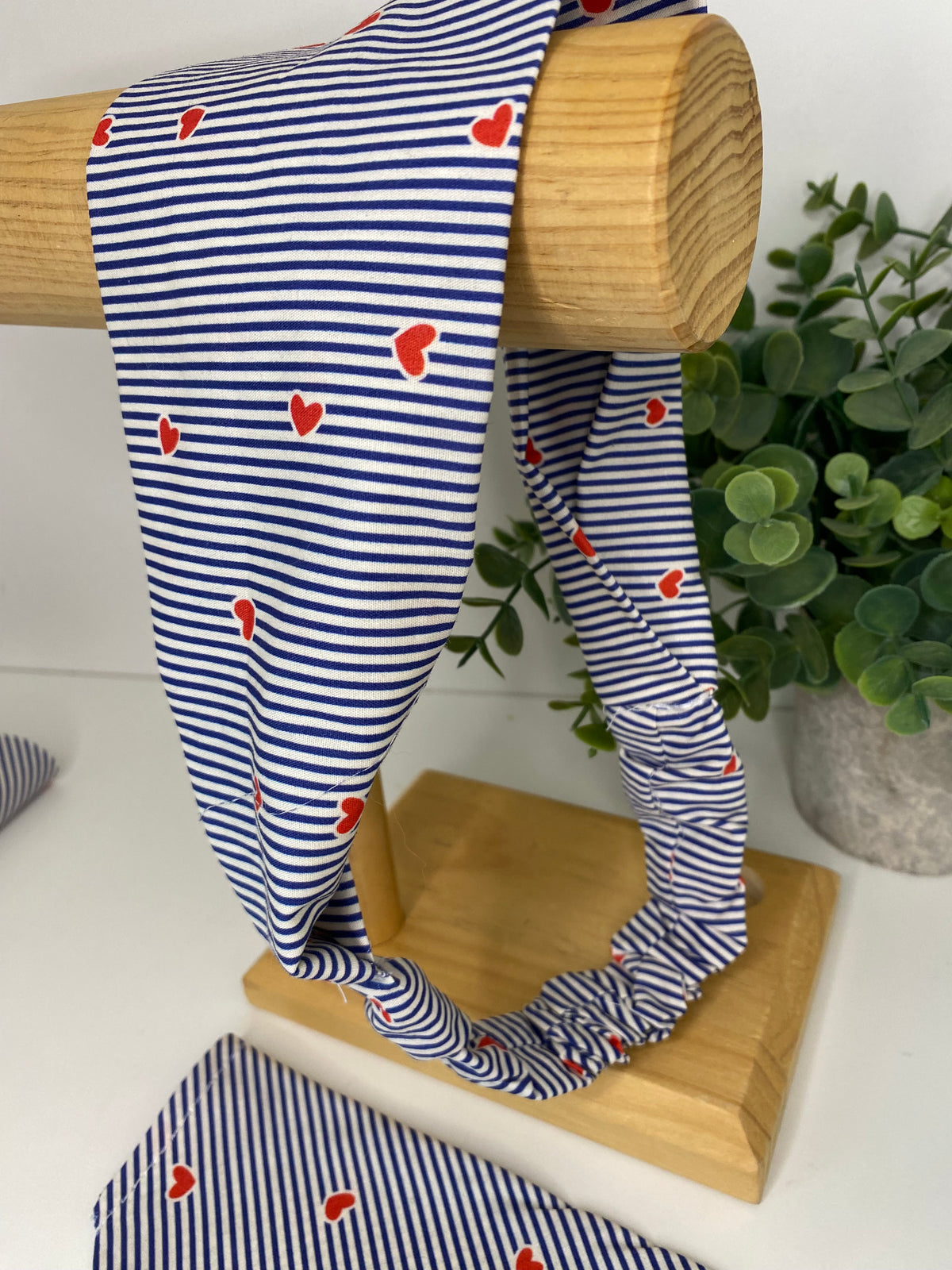 Bandeau assorti – Matchy Matchy humain & chien ou chat rayures cœurs