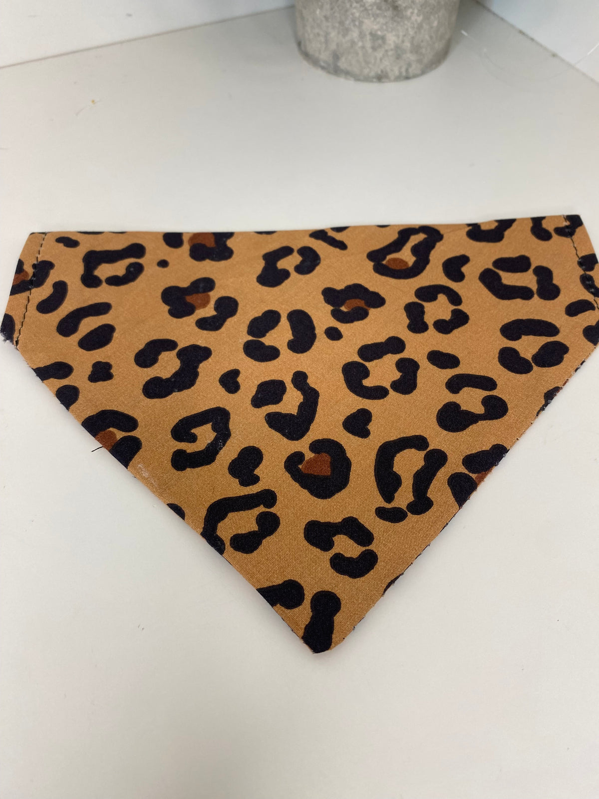 Bandana pour chien fait main – Léopard