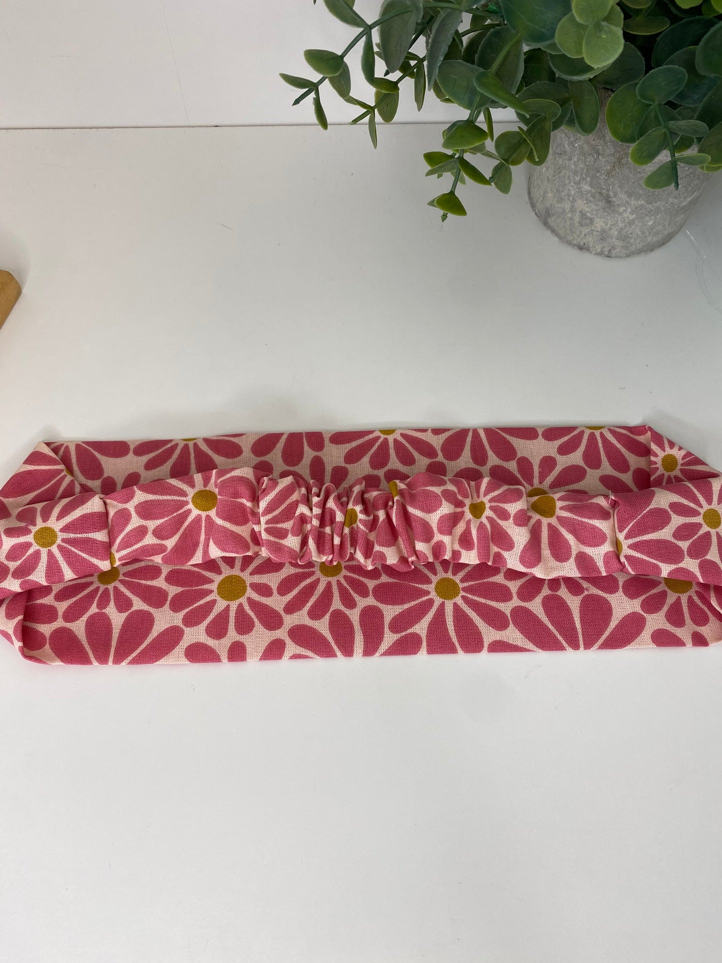 Bandeau assorti – Matchy Matchy humain & chien ou chat marguerites roses