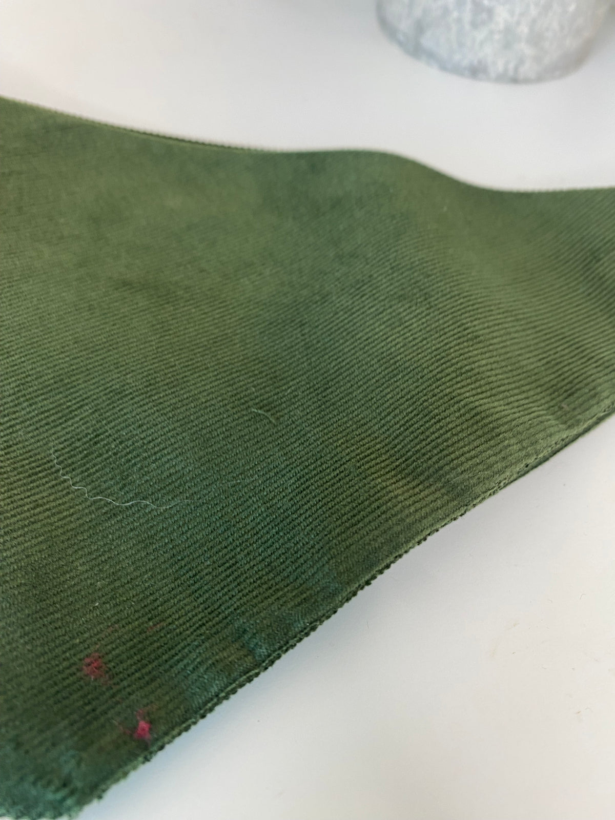 Bandana velours vert anglais