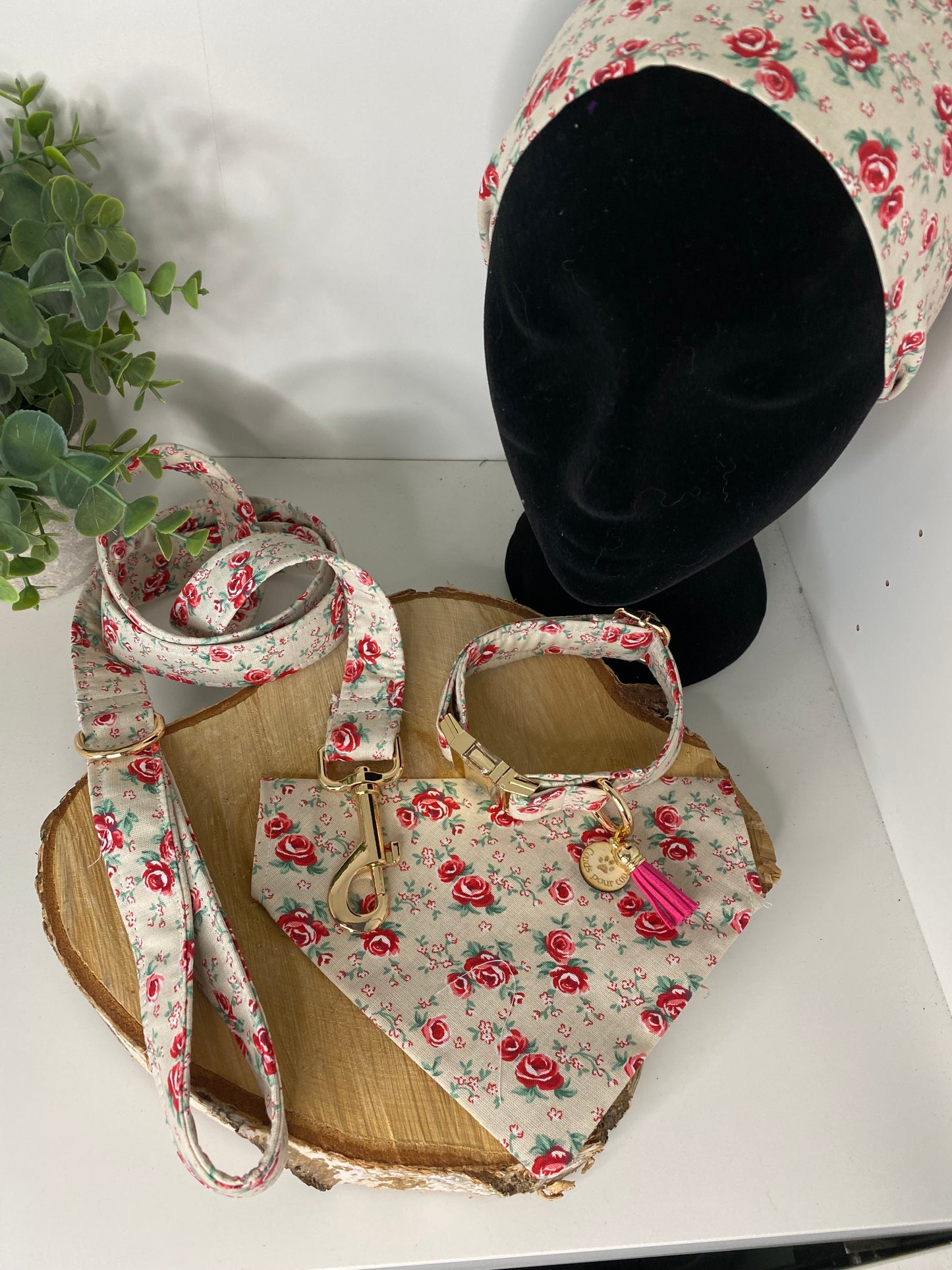 Bandeau assorti – Matchy Matchy humain & chien ou chat les roses