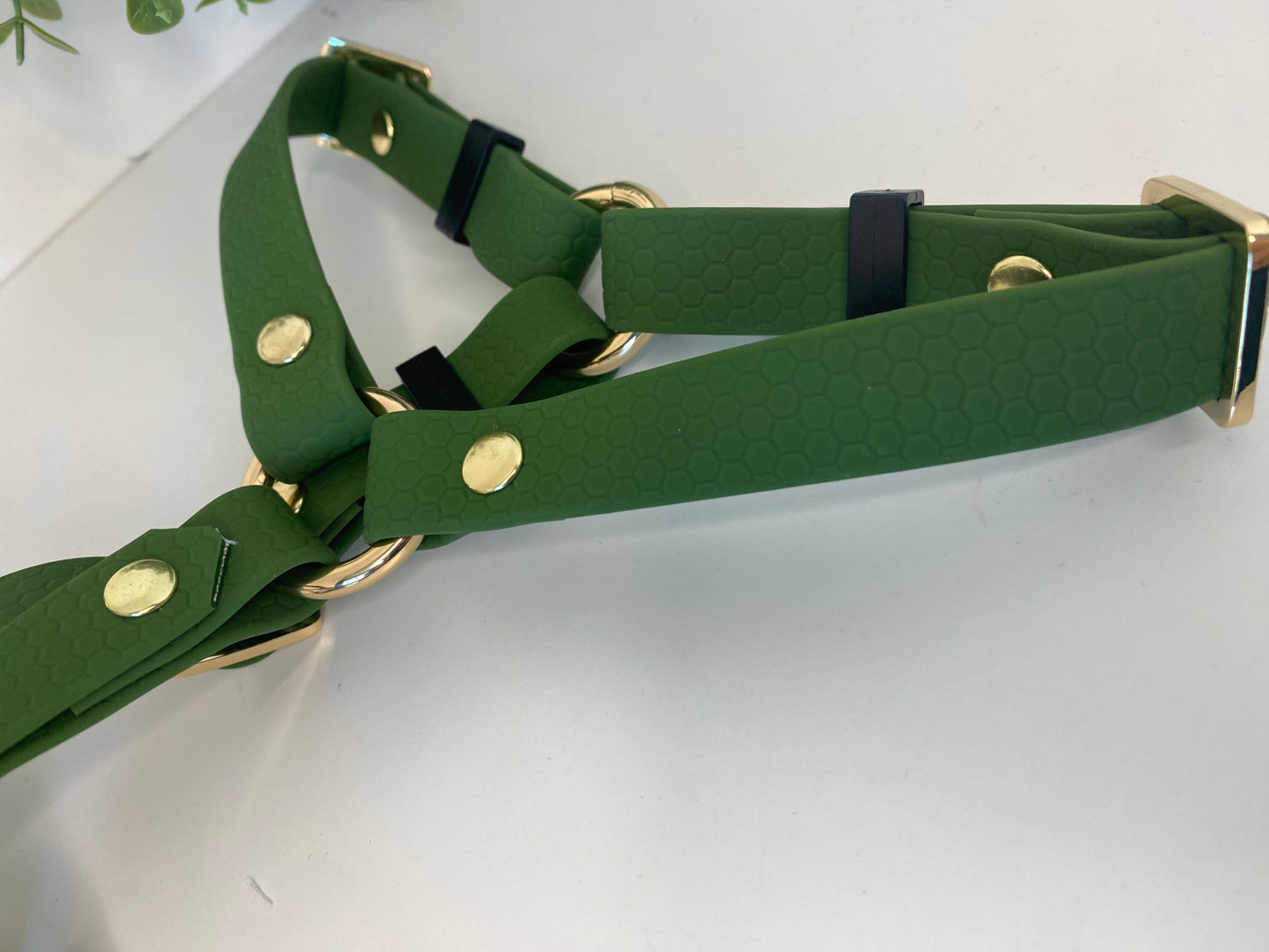 Harnais imperméable en hexa olive