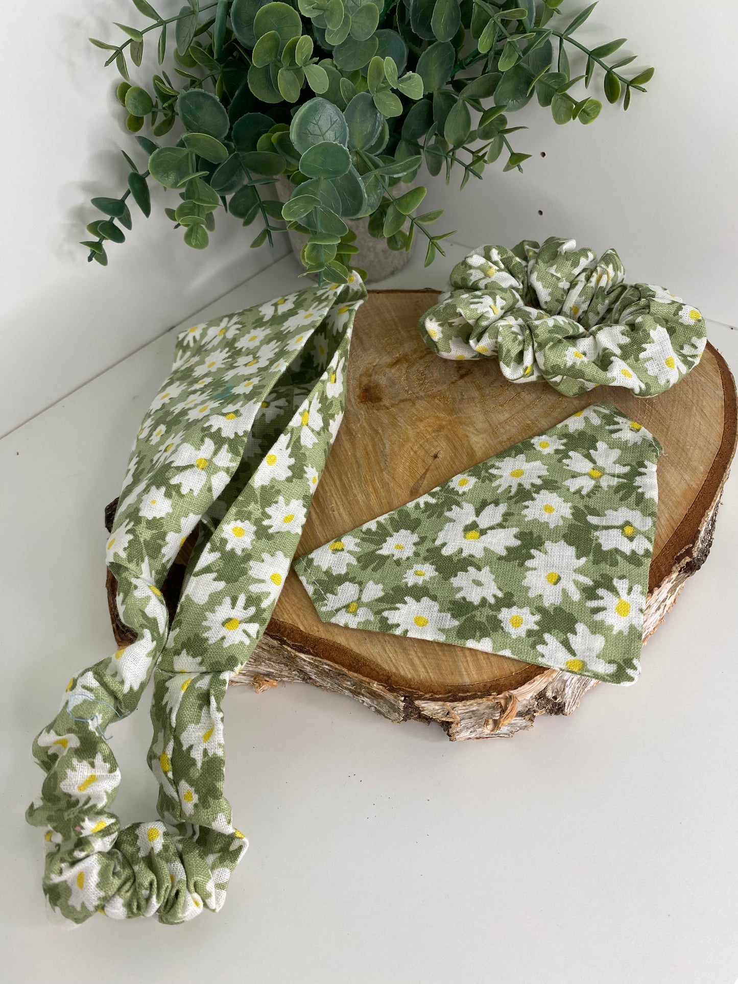 Bandeau assorti – Matchy Matchy humain & chien ou chat marguerites
