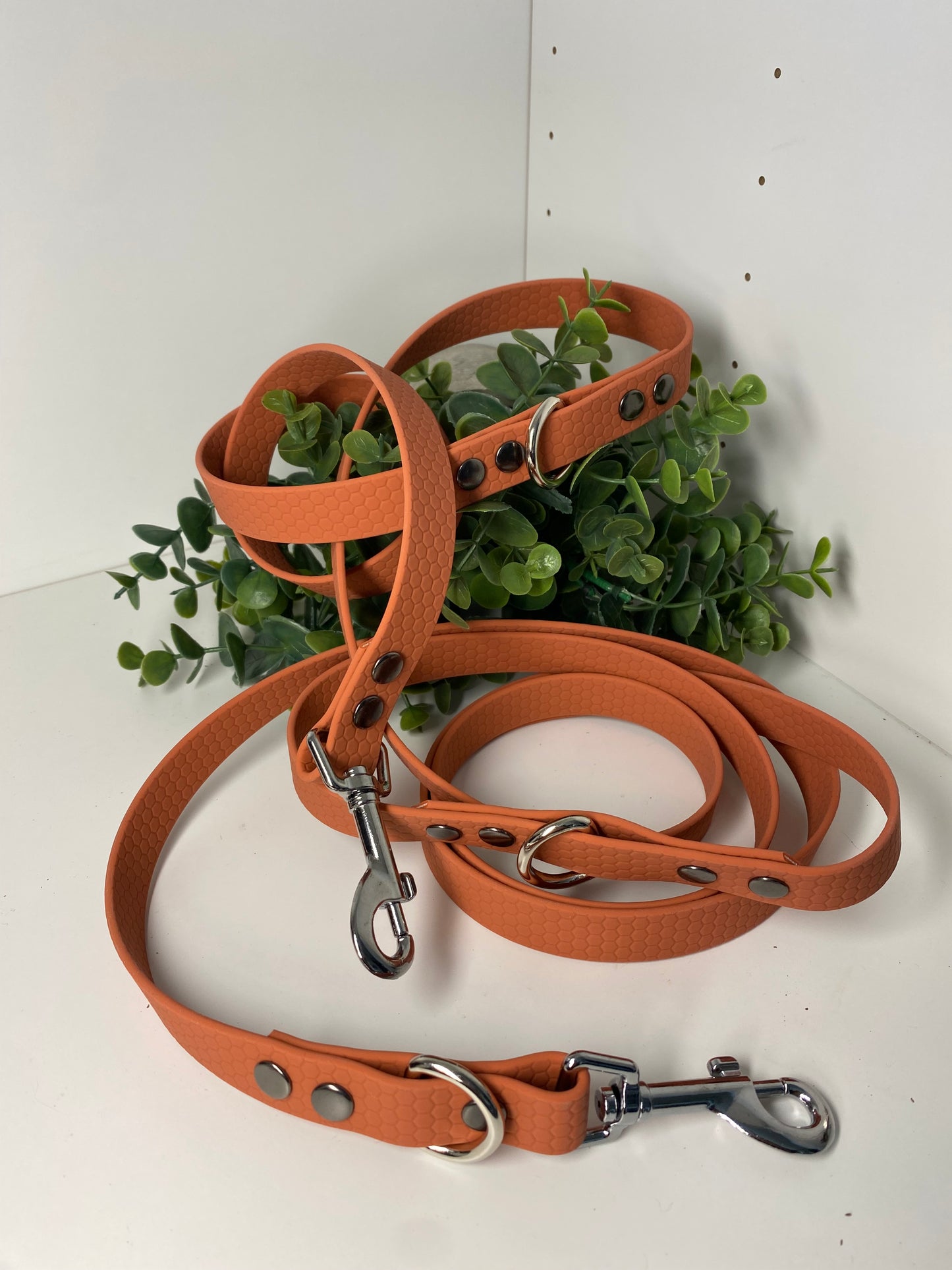 Harnais en H ajustable et imperméable pour chien - terracotta